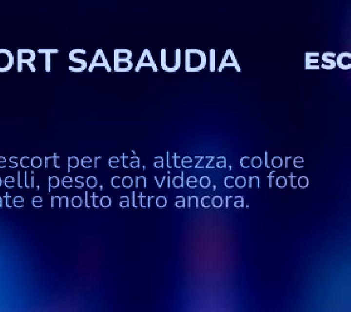 escort Sabaudia